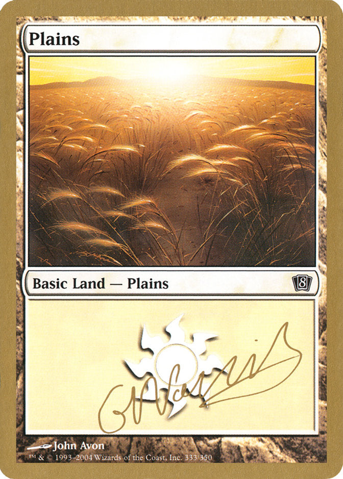 Plains (gn333) (Gabriel Nassif) [World Championship Decks 2004] | Eastridge Sports Cards & Games