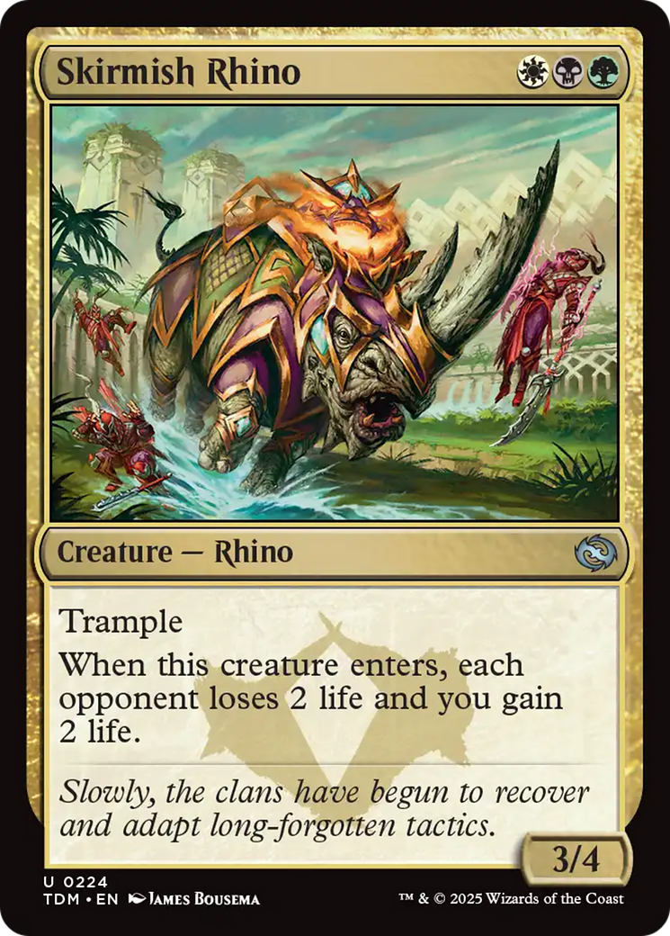 Skirmish Rhino (224) [Tarkir: Dragonstorm] | Eastridge Sports Cards & Games