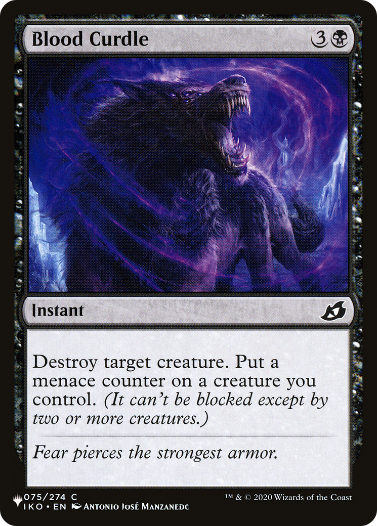 Blood Curdle [The List] | Eastridge Sports Cards & Games