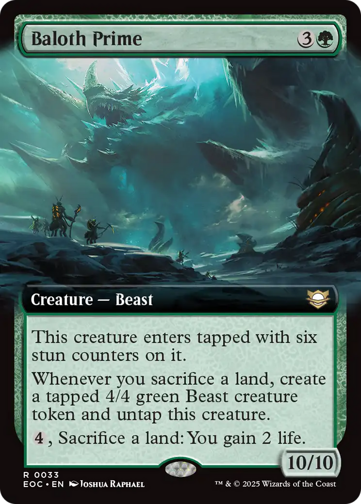 Baloth Prime (Extended Art) [Edge of Eternities Commander] | Eastridge Sports Cards & Games