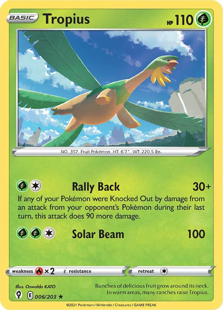 Tropius (006/203) [Sword & Shield: Evolving Skies] | Eastridge Sports Cards & Games