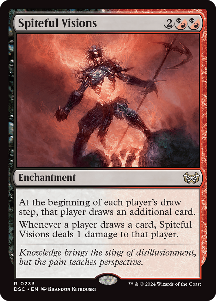 Spiteful Visions [Duskmourn: House of Horror Commander] | Eastridge Sports Cards & Games