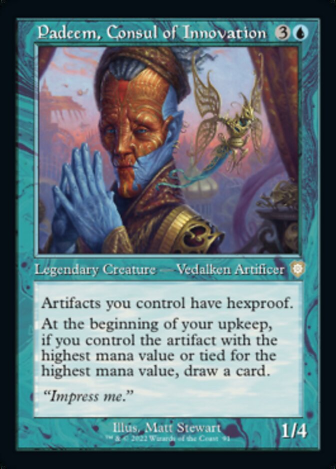 Padeem, Consul of Innovation (Retro) [The Brothers' War Commander] | Eastridge Sports Cards & Games