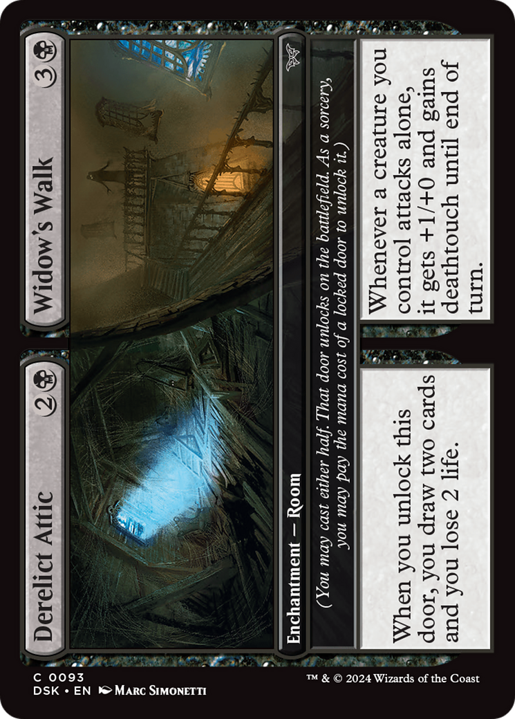 Derelict Attic // Widow's Walk [Duskmourn: House of Horror] | Eastridge Sports Cards & Games