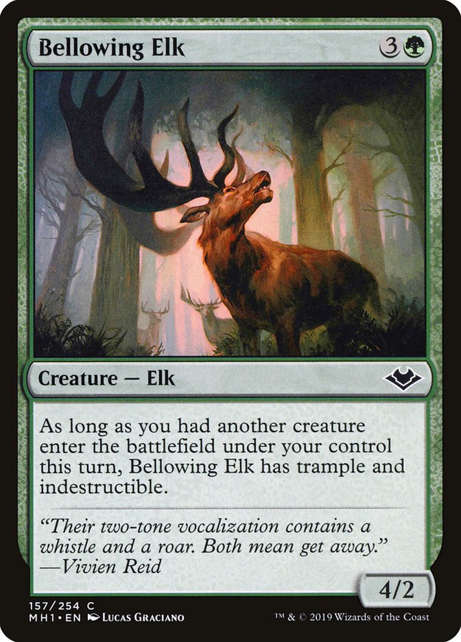 Bellowing Elk [Modern Horizons] | Eastridge Sports Cards & Games