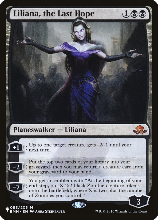 Liliana, the Last Hope [The List] | Eastridge Sports Cards & Games