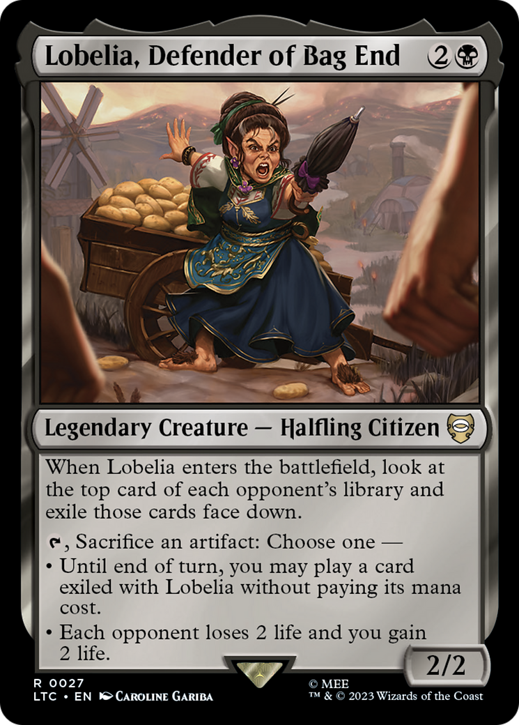 Lobelia, Defender of Bag End [The Lord of the Rings: Tales of Middle-Earth Commander] | Eastridge Sports Cards & Games