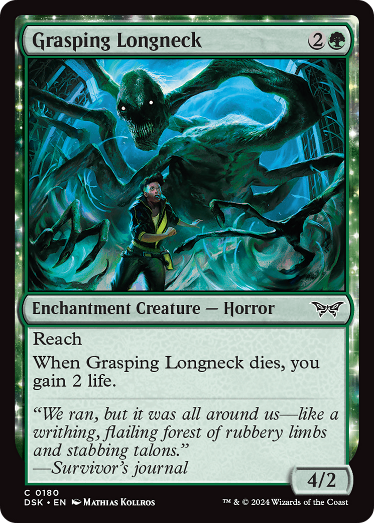 Grasping Longneck [Duskmourn: House of Horror] | Eastridge Sports Cards & Games