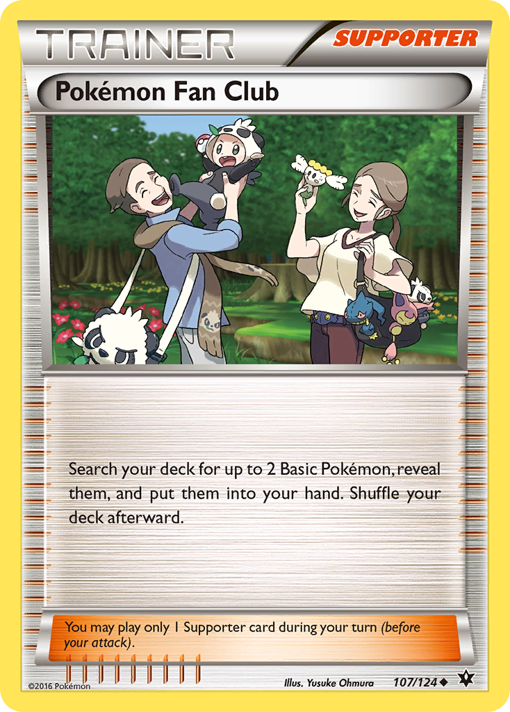 Pokemon Fan Club (107/124) [XY: Fates Collide] | Eastridge Sports Cards & Games