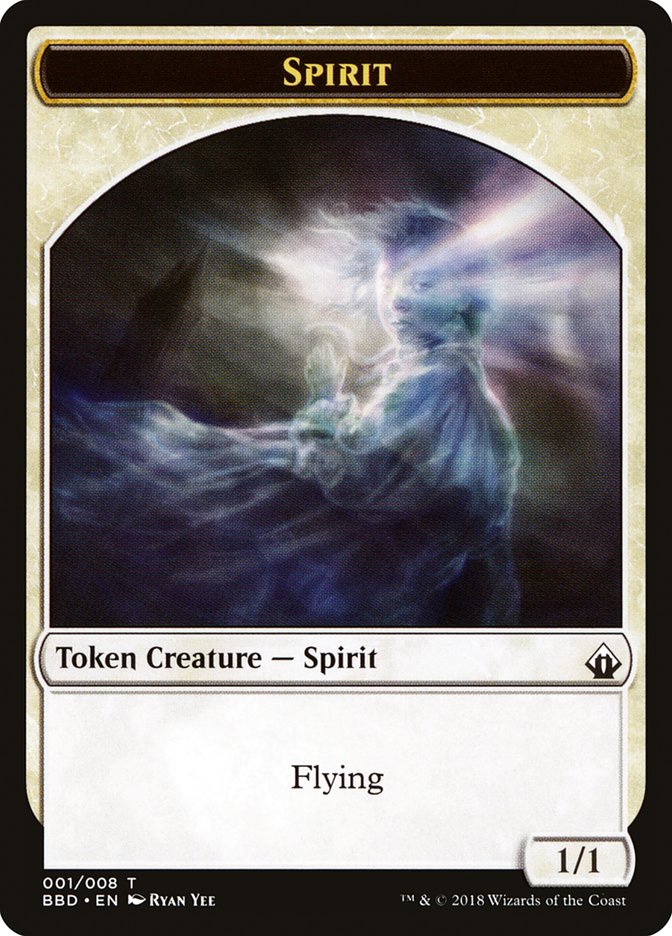 Spirit Token [Battlebond Tokens] | Eastridge Sports Cards & Games