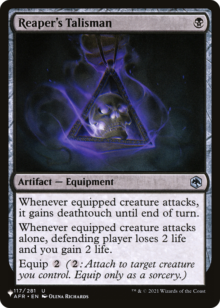 Reaper's Talisman [The List] | Eastridge Sports Cards & Games
