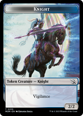 Assassin // Knight (10) Double-Sided Token [March of the Machine Commander Tokens] | Eastridge Sports Cards & Games