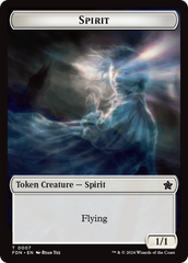 Spirit // Cat (0001) Doubled-Sided Token [Foundations Tokens] | Eastridge Sports Cards & Games