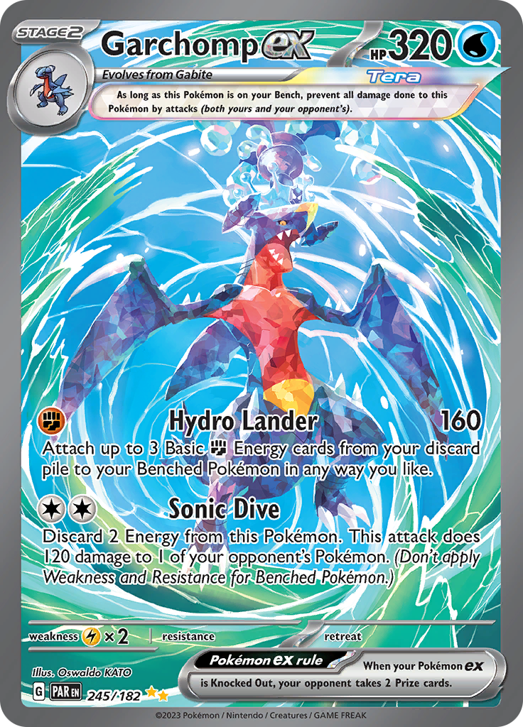 Garchomp ex (245/182) [Scarlet & Violet: Paradox Rift] | Eastridge Sports Cards & Games