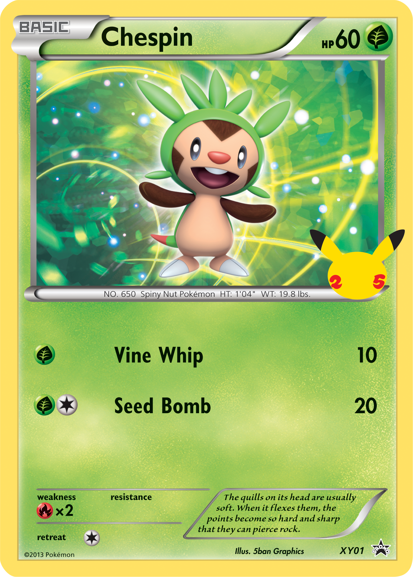 Chespin (XY01) (Jumbo Card) [First Partner Pack] | Eastridge Sports Cards & Games