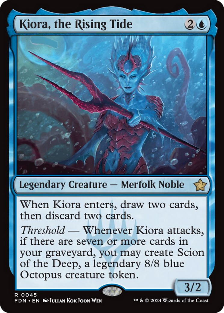 Kiora, the Rising Tide [Foundations] | Eastridge Sports Cards & Games