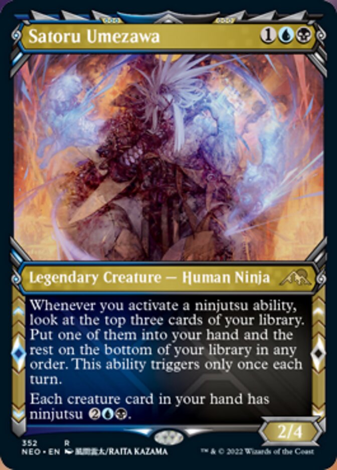 Satoru Umezawa (Showcase Ninja) [Kamigawa: Neon Dynasty] | Eastridge Sports Cards & Games