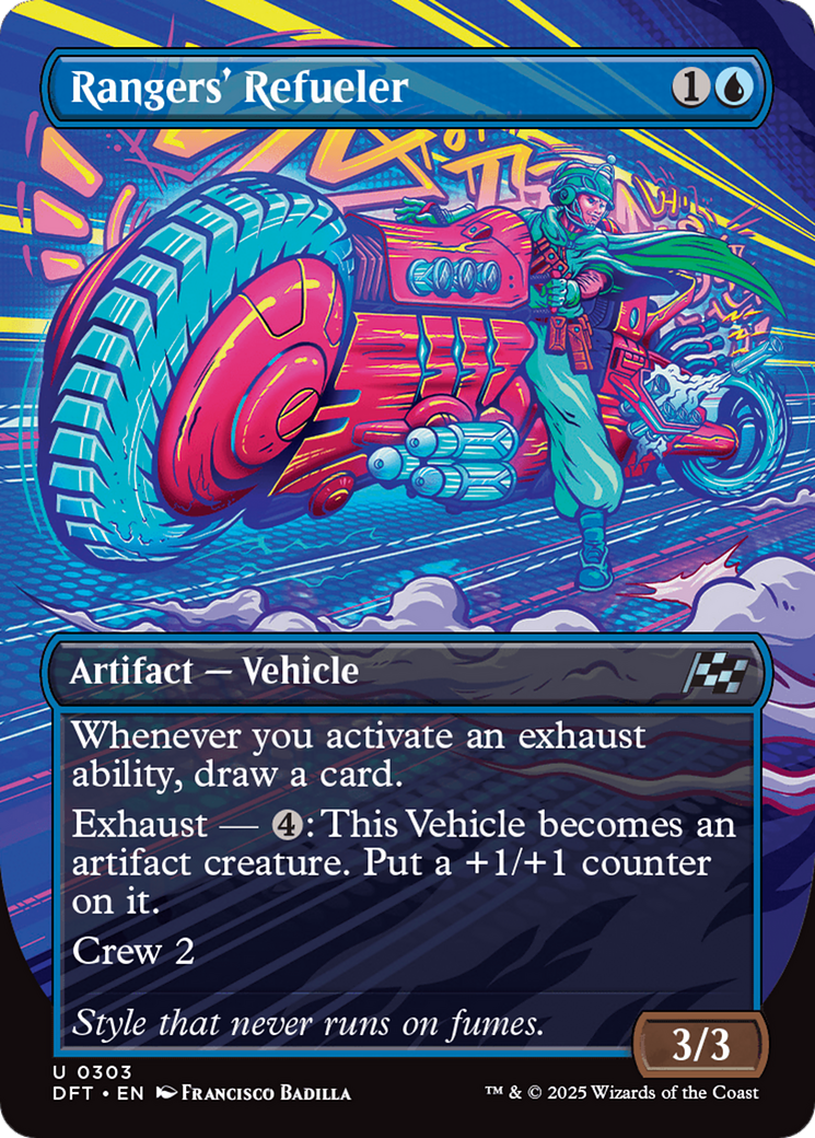Rangers' Refueler (Borderless) [Aetherdrift] | Eastridge Sports Cards & Games