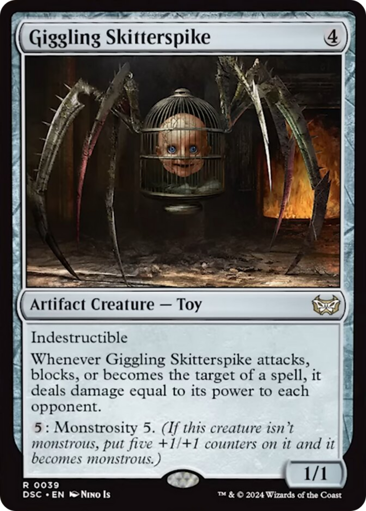 Giggling Skitterspike [Duskmourn: House of Horror Commander] | Eastridge Sports Cards & Games