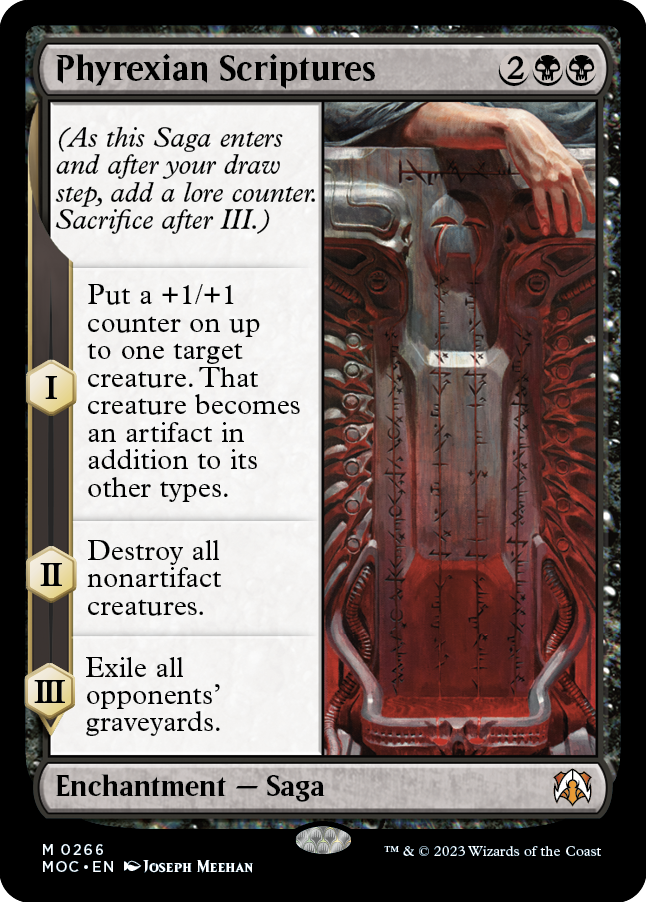 Phyrexian Scriptures [March of the Machine Commander] | Eastridge Sports Cards & Games