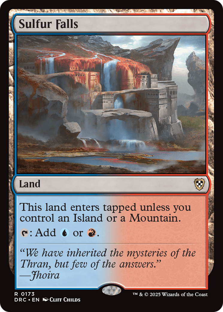 Sulfur Falls [Aetherdrift Commander] | Eastridge Sports Cards & Games