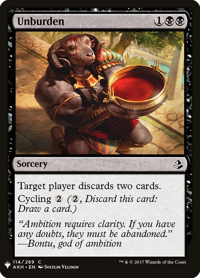 Unburden [Mystery Booster] | Eastridge Sports Cards & Games