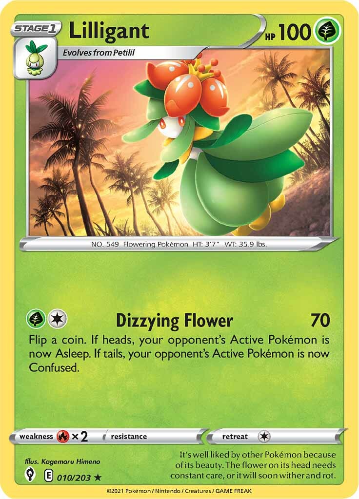 Lilligant (010/203) [Sword & Shield: Evolving Skies] | Eastridge Sports Cards & Games