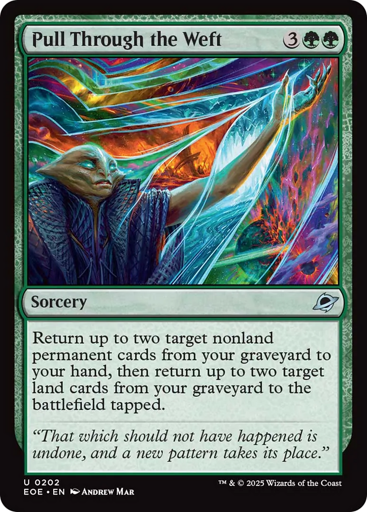Pull Through the Weft [Edge of Eternities] | Eastridge Sports Cards & Games