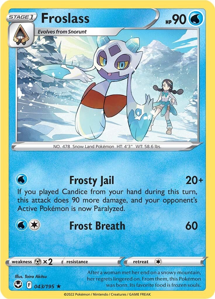 Froslass (043/195) [Sword & Shield: Silver Tempest] | Eastridge Sports Cards & Games