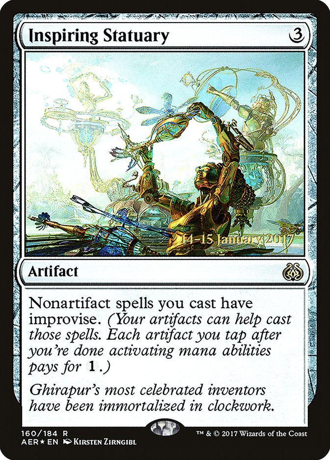 Inspiring Statuary [Aether Revolt Prerelease Promos] | Eastridge Sports Cards & Games