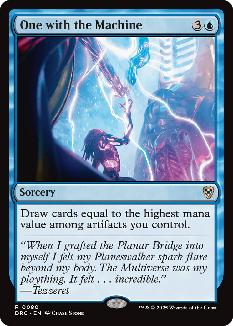 One with the Machine [Aetherdrift Commander] | Eastridge Sports Cards & Games