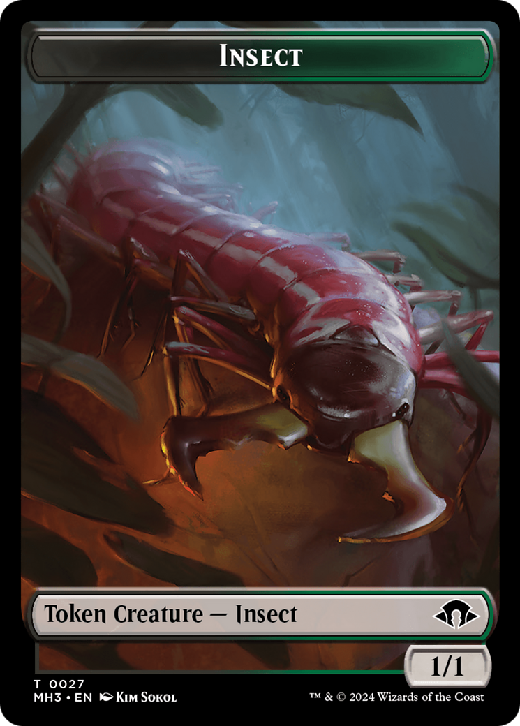 Eldrazi Spawn // Insect (0027) Double-Sided Token [Modern Horizons 3 Tokens] | Eastridge Sports Cards & Games