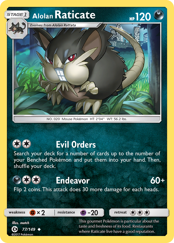 Alolan Raticate (77/149) [Sun & Moon: Base Set] | Eastridge Sports Cards & Games