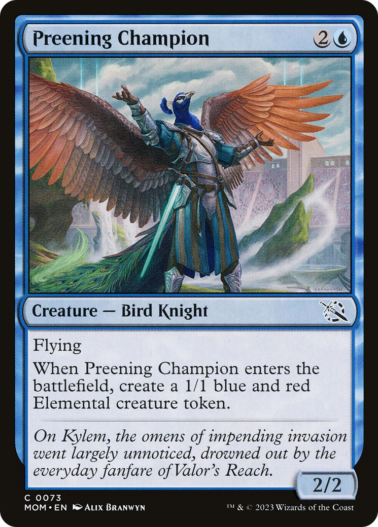 Preening Champion [March of the Machine] | Eastridge Sports Cards & Games
