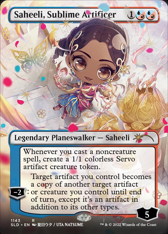 Saheeli, Sublime Artificer (Borderless) [Secret Lair Drop Series] | Eastridge Sports Cards & Games