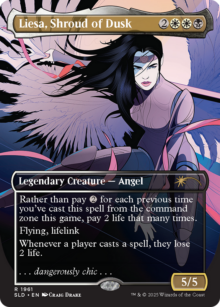Liesa, Shroud of Dusk (Rainbow Foil) [Secret Lair Drop Series] | Eastridge Sports Cards & Games