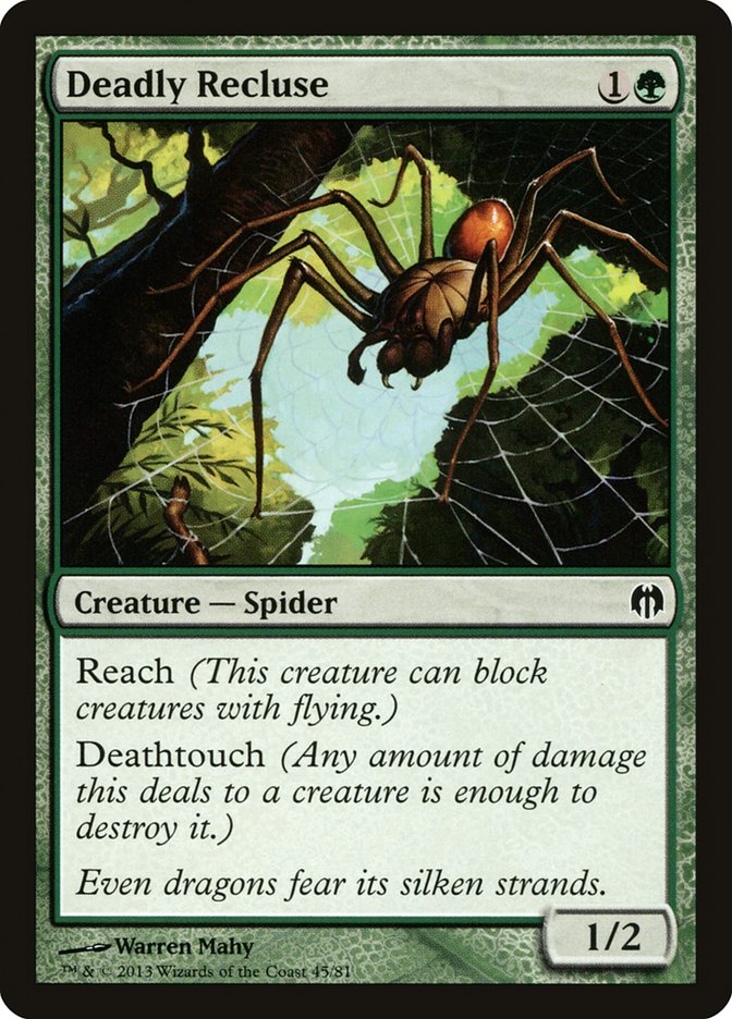 Deadly Recluse [Duel Decks: Heroes vs. Monsters] | Eastridge Sports Cards & Games