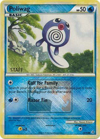 Poliwag (58/95) (League Promo Staff) [HeartGold & SoulSilver: Unleashed] | Eastridge Sports Cards & Games