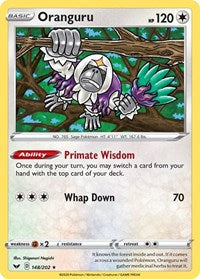 Oranguru (148/202) (Theme Deck Exclusive) [Sword & Shield: Base Set] | Eastridge Sports Cards & Games