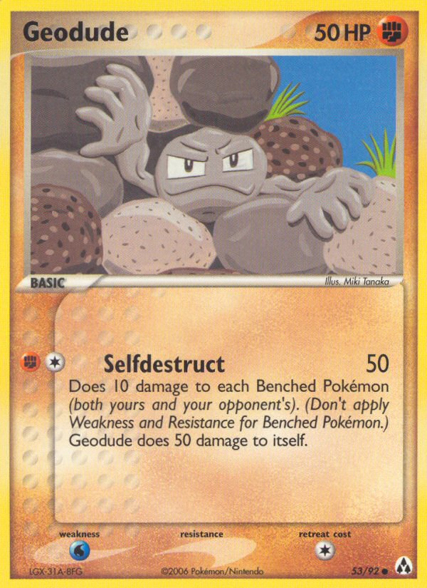 Geodude (53/92) [EX: Legend Maker] | Eastridge Sports Cards & Games