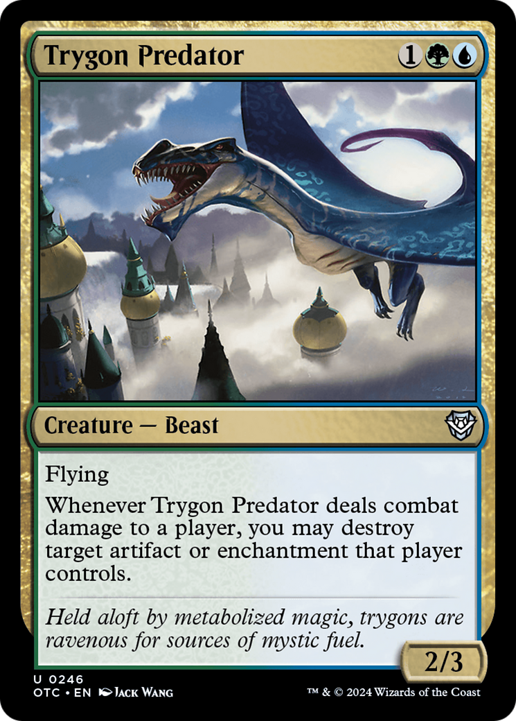 Trygon Predator [Outlaws of Thunder Junction Commander] | Eastridge Sports Cards & Games