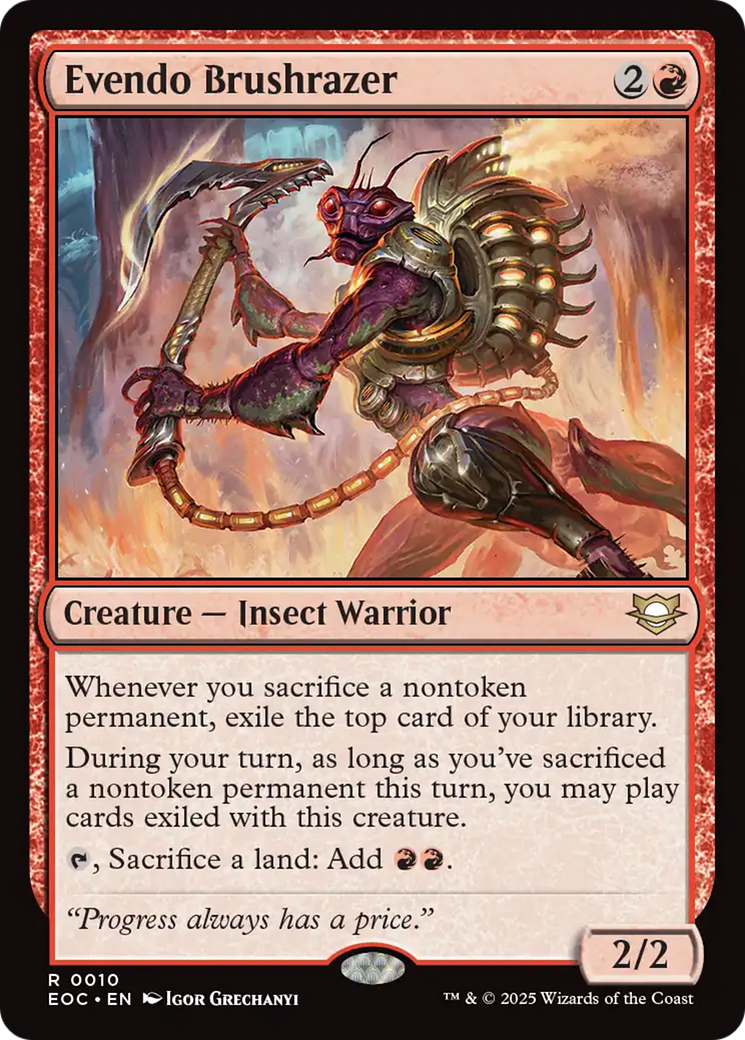 Evendo Brushrazer [Edge of Eternities Commander] | Eastridge Sports Cards & Games