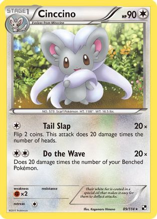 Cinccino (89/114) [Black & White: Base Set] | Eastridge Sports Cards & Games