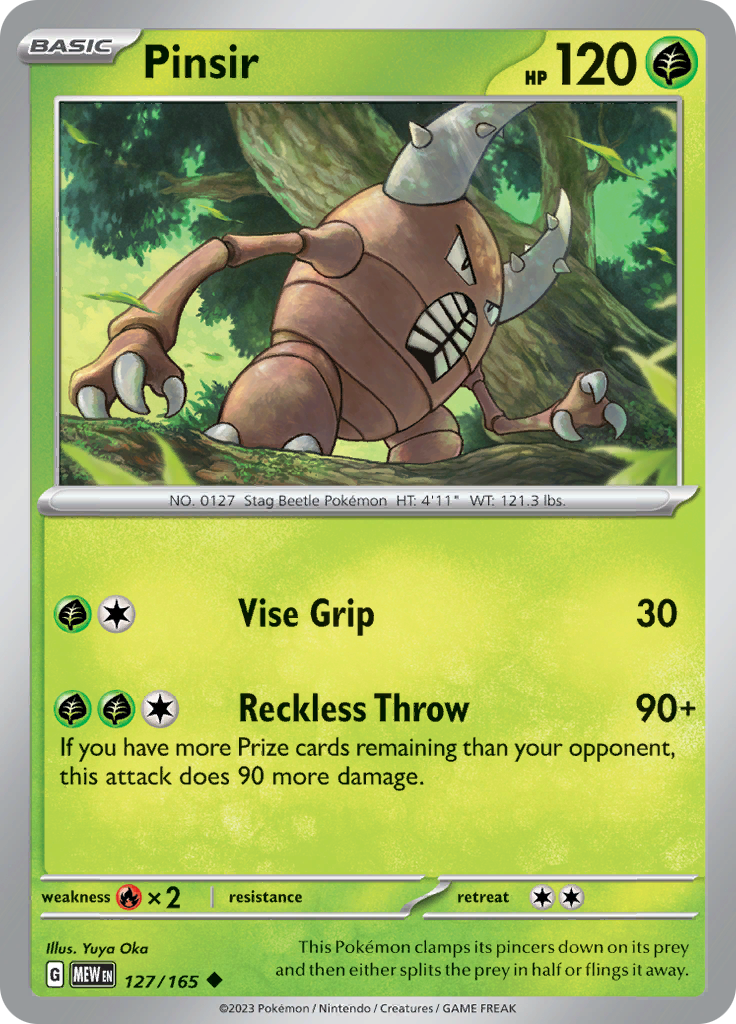 Pinsir (127/165) [Scarlet & Violet: 151] | Eastridge Sports Cards & Games