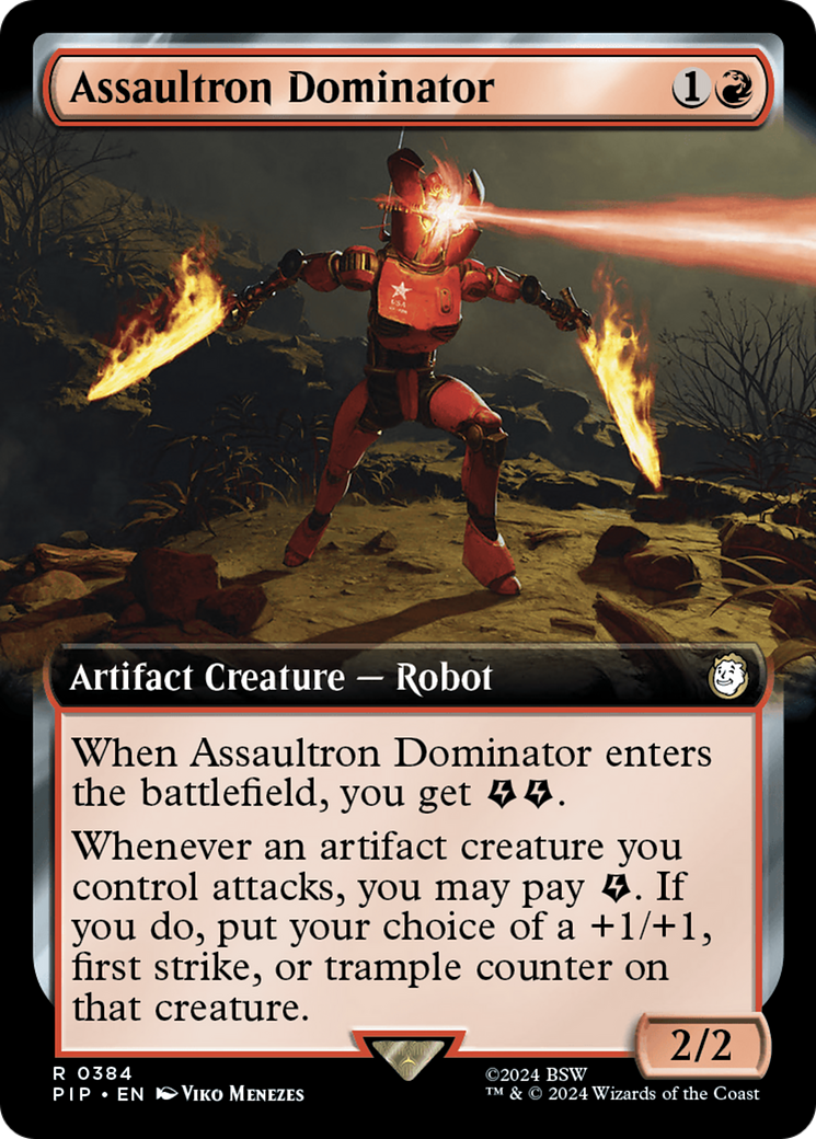 Assaultron Dominator (Extended Art) [Fallout] | Eastridge Sports Cards & Games