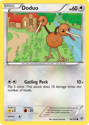 Doduo (99/135) [Black & White: Plasma Storm] | Eastridge Sports Cards & Games