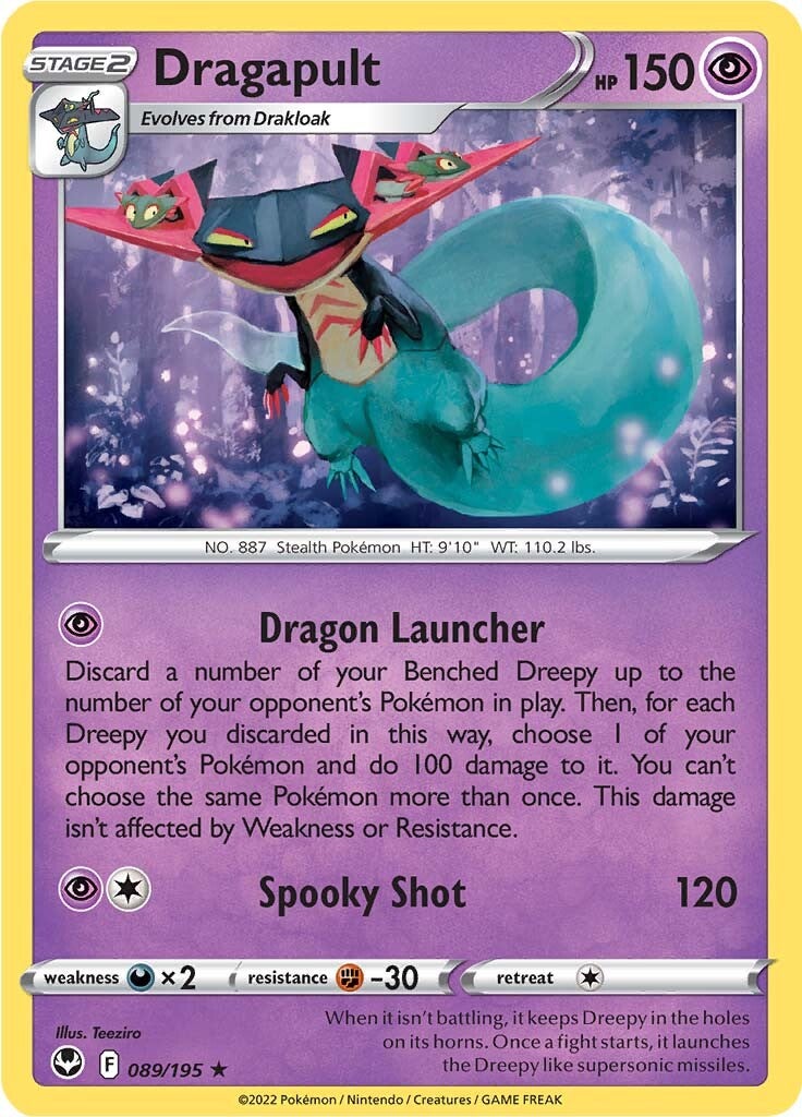 Dragapult (089/195) [Sword & Shield: Silver Tempest] | Eastridge Sports Cards & Games