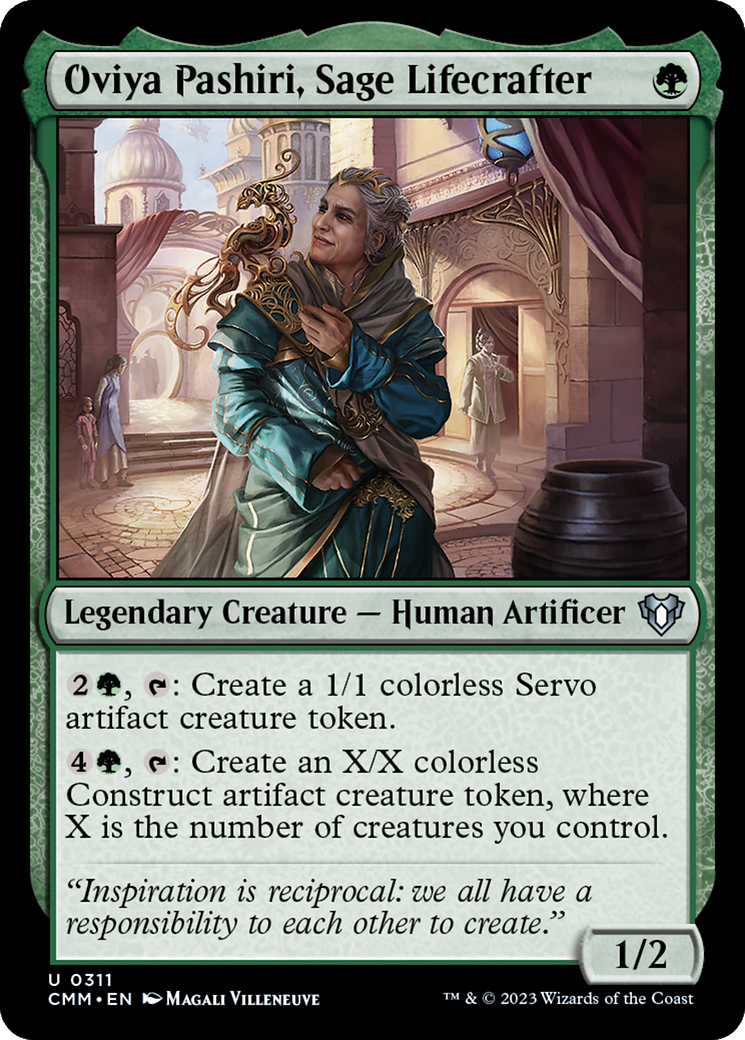 Oviya Pashiri, Sage Lifecrafter [Commander Masters] | Eastridge Sports Cards & Games