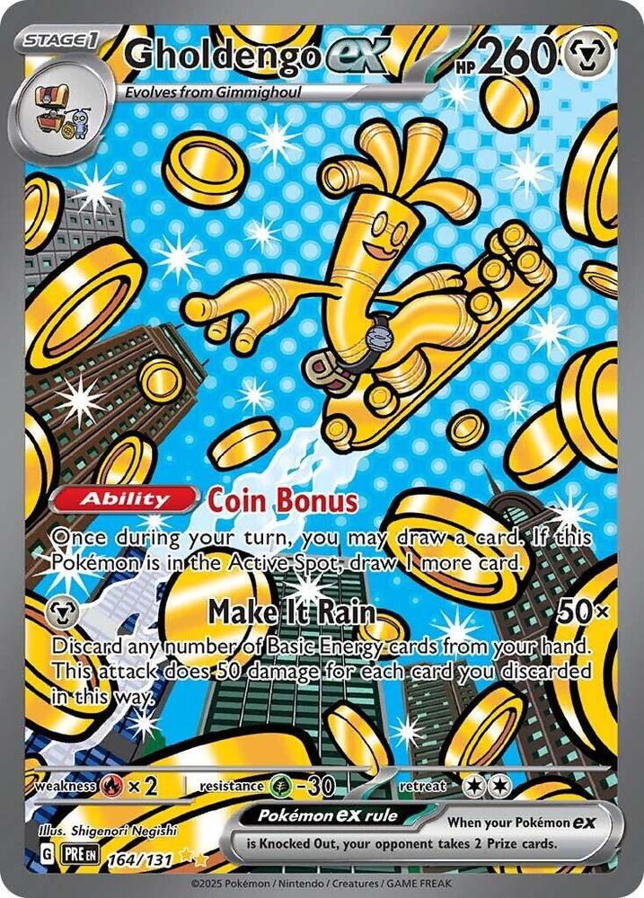 Gholdengo ex (164/131) [Scarlet & Violet: Prismatic Evolutions] | Eastridge Sports Cards & Games