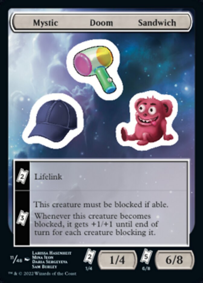 Mystic Doom Sandwich [Unfinity Stickers] | Eastridge Sports Cards & Games